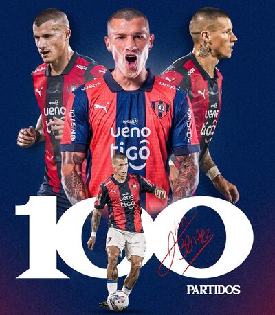 Alan Benítez registró la marca centenaria en Cerro Porteño.