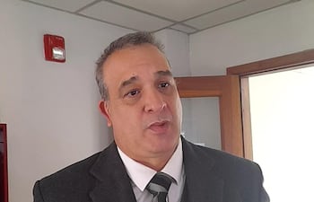 Abogado Diego Lansac, representante de la empresa Solución Ambiental S.A. en la acción penal promovida ante la justicia.