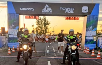 Desde las 06:00 de la mañana, la Costanera de Asunción está cerrada por la Media Maratón Internacional “Ciudad de Asunción 2025”
