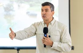 Presidente Santiago Peña.