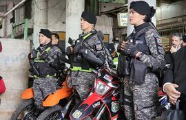 El Grupo Lince tiene a partir de hoy una base provisoria en el edificio del Mercado 4 de Asunción.