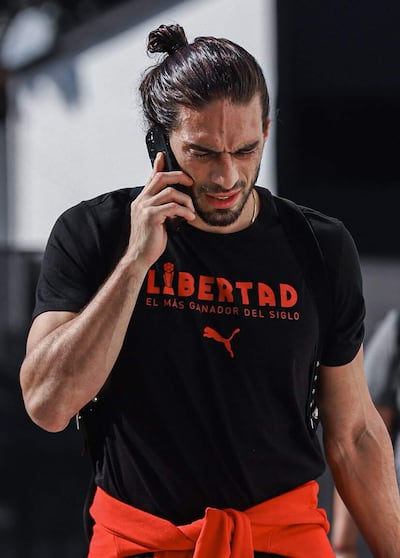 El uruguayo Martín Cáceres no continuará en Libertad.