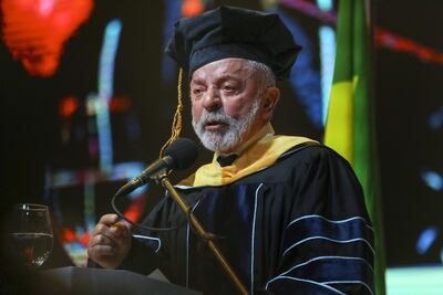 Luiz Inacio Lula da Silva, presidente de Brasil.