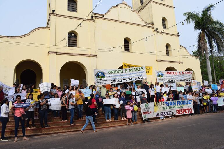 Cada comunidad trajo el mensaje de las acciones por la que están trabajando en el entorno de la familia.