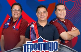 José Rojas, Jorge Rojas y Javier Núñez conducen Territorio 1912 por el streaming de ABC.