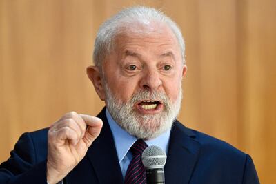 El presidente de Brasil, Luiz Inácio Lula Da Silva.