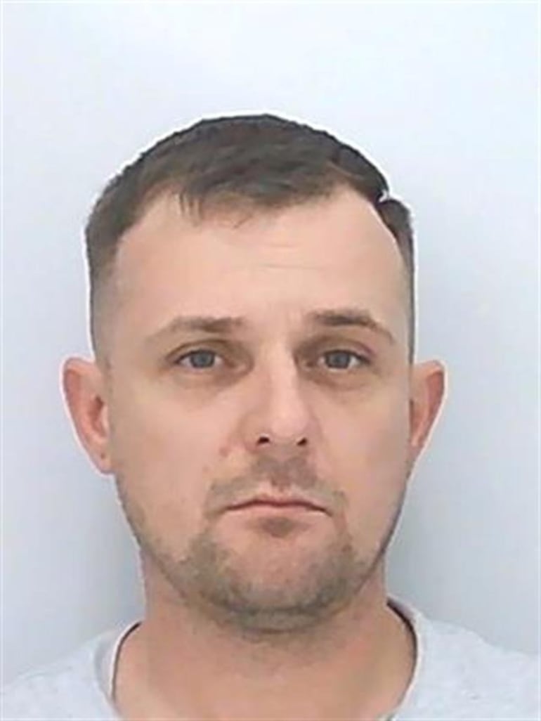 Ronaldo Gluskoski Meira, usuario de la tobillera.