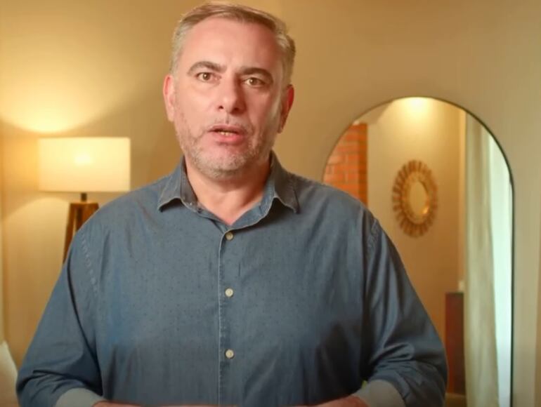 Ever Villalba, en un video en sus redes sociales.