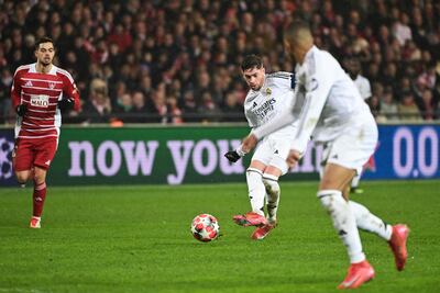 Real Madrid goleó al Brest