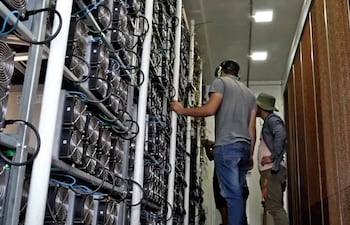 ANDE factura más de USD 1 millón a criptomineras en Villarrica. Foto de referencia.