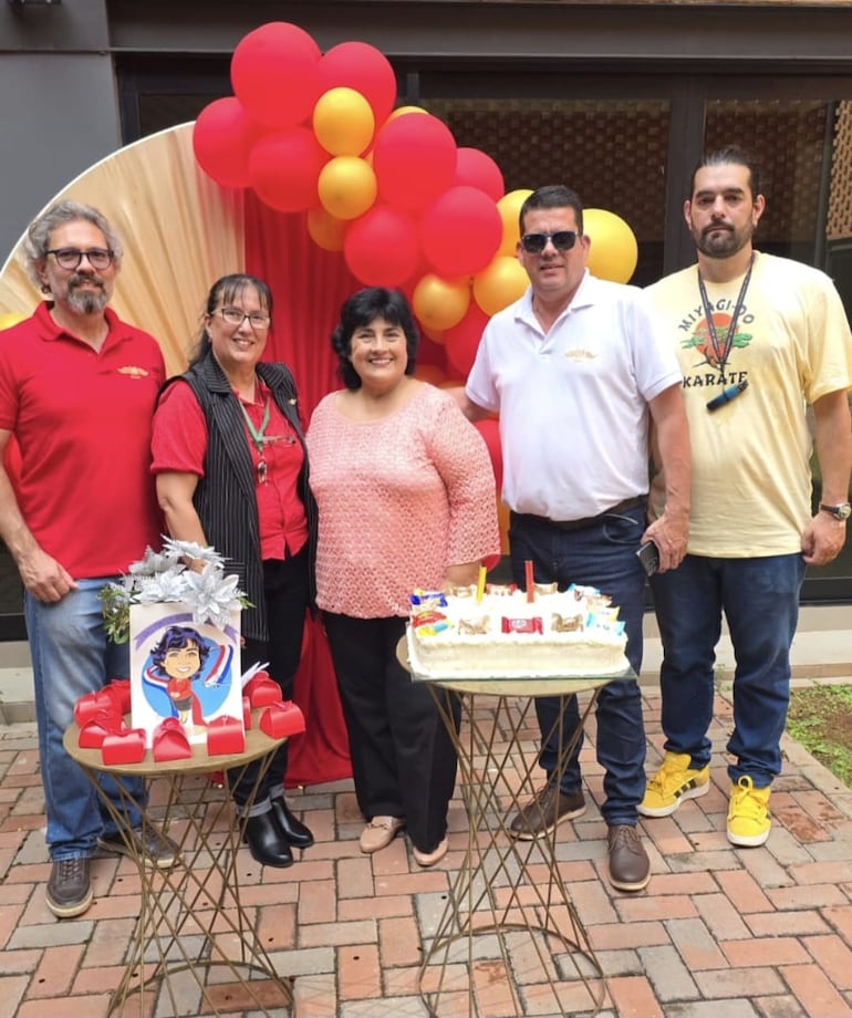 Cumpleaños de Regina Valiente en el INAC.
