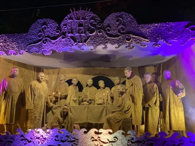 El cuadro viviente en Valenzuela es una de las obras más admiradas en Cordillera y se viene desarrollando en la parroquia San José Esposo desde hace tres años.