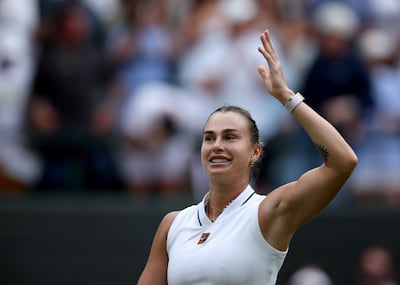 Aryna Sabalenka (28 años), principal candidata a la conquista del título de Wimbledon 2026.
