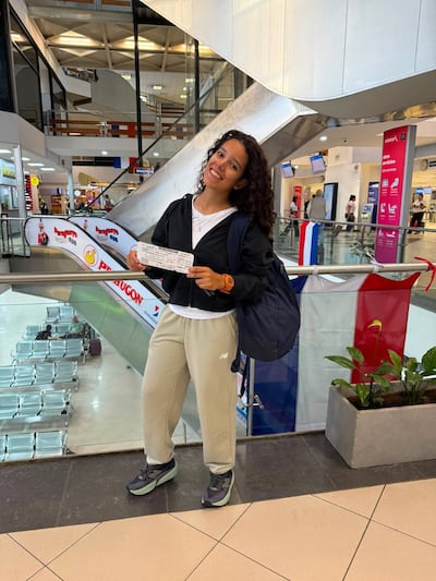 Elisa Núñez, previo a su viaje de este jueves, rumbo a Italia, para participar de dos prestigiosas regatas del Circuito Internacional de Optimist.
