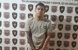 Fernando Daniel Serafini Montiel, detenido.