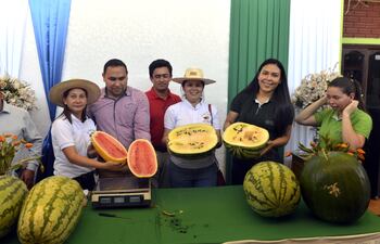 En ediciones anteriores de la expo se exhibieron sandías de diferentes variedades.