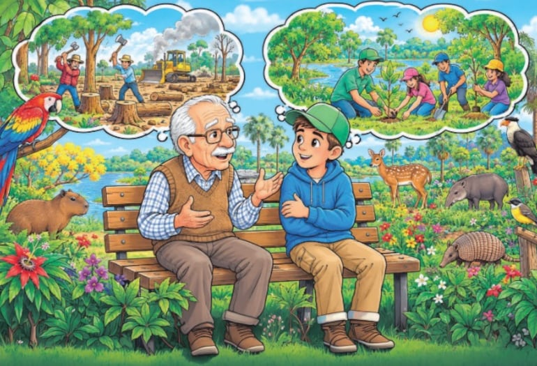 Lectura comprensiva en guaraní: El lamento del bosque - Segundo Ciclo ...