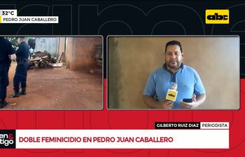 Padre e hijo fueron imputados por doble feminicidio en PJC