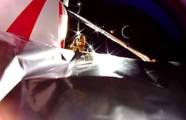 El módulo lunar estadounidense Peregrine, construido por Astrobotic, se perdió sobre el Pacífico al iniciar su regreso a la Tierra.