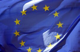 Bandera de la Union Europea.