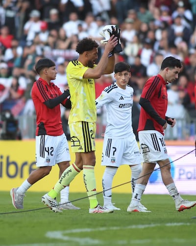 el arquero caboverdiano Josimar José Évora Dias, 'Vozinha', tras el empate de Colo Colo frente a Huachipato en el estadio Ester Roa Rebolledo de Concepción.