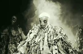 Una escena de la obra de videodanza "Timbó" que se presentará en Espacio E.