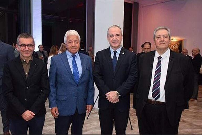 Darío Miccoli, Rodolfo Ricciardi, Fernando Beconi y Massimo Bortoletto.