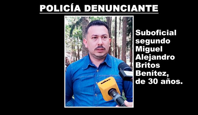 Suboficial segundo Miguel Alejandro Britos Benítez, denunció ayer que él y su hermano Bonifacio Fabián Britos Benítez están amenazados de muerte.