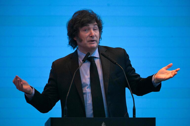 Presidente de Argentina, Javier Milei, en el International Economic Forum of the Americas (IEFA) en Buenos.