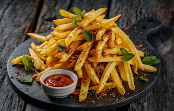 Papas fritas.