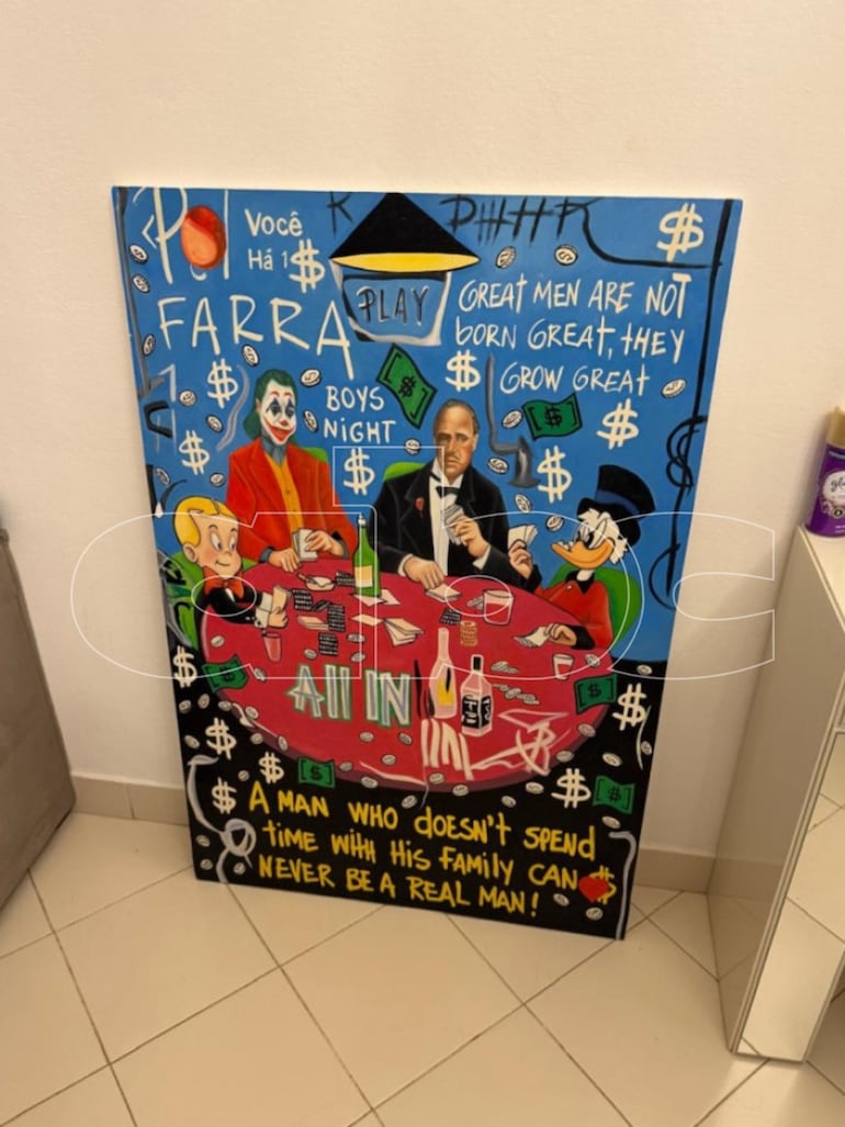 Thiago Alessandro de Oliveira Davalos Brites, alias "Flamengo", detenido hoy en Luque. Se lo sindica como socio comercial de Alexandre Rodrigues Gomes.