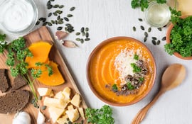 Crema de calabaza.