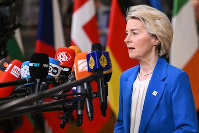 Ursula von der Leyen, presidenta de la Comisión Europea.