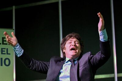 El presidente electo de Argentina, Javier Milei.