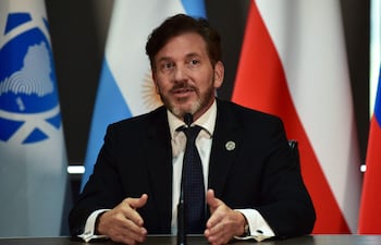 El presidente de la Conmebol, Alejandro Domínguez.