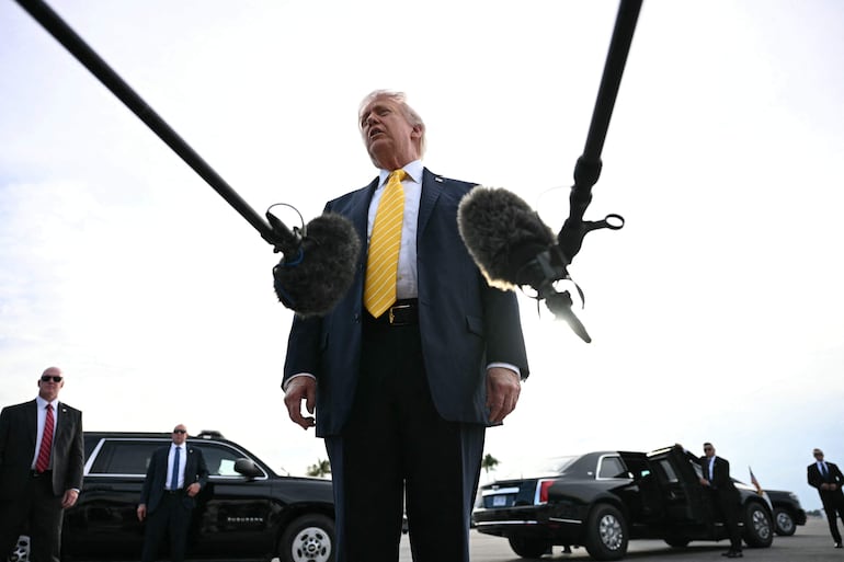 Donald Trump, presidente de los Estados Unidos.