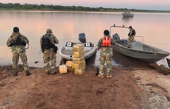 La carga totalizó 185 kilos de marihuana.