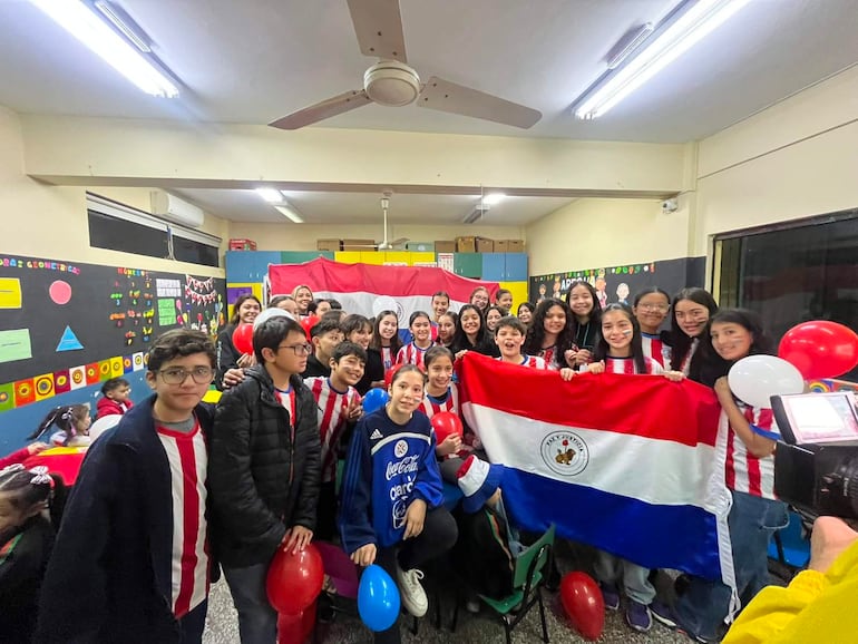 el emotivo mensaje que alumnos del CEPB envían a los jugadores de la albirroja - Nacionales