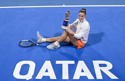 Karolina Muchova, campeona en Doha, Qatar.