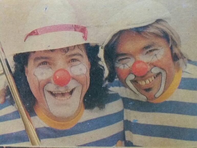 Luis Amado Solís y Hugo Pérez, en los inicios del proyecto Si No Sé.