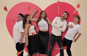 Iván López, Diana Frutos, Silvia Flores, Juanse Buzó y Sergio Léoz ofrecerán dos funciones en el Teatro Municipal, con entradas agotadas.