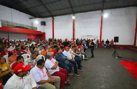 Camilo Pérez en la seccional N° 25.