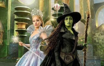 Wicked por siempre película Ariana Grande Cynthia Erivo