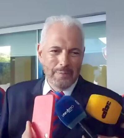 Juan José Abraham Zapag Benítez (24/06/62), presidente de Cerro Porteño.