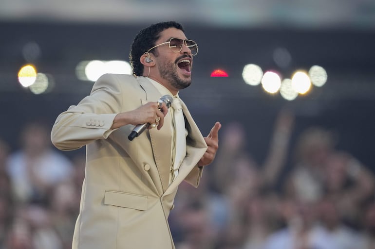 El cantante puertorriqueño Bad Bunny.