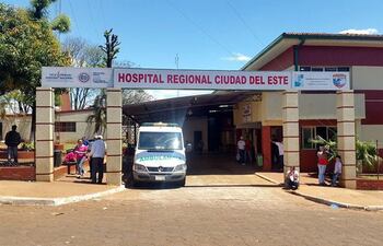El herido fue trasladado al Hospital Regional de Ciudad del Este.