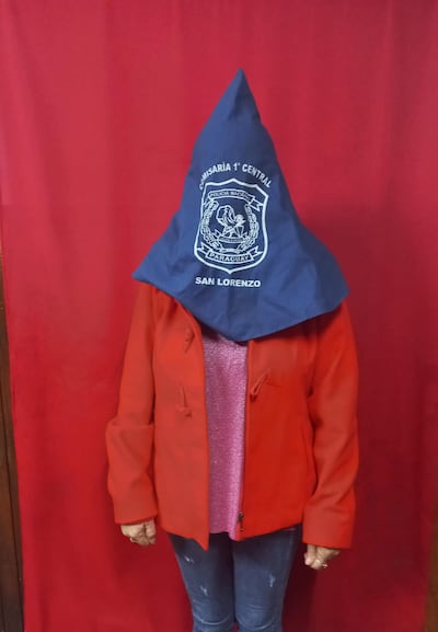 Esta mujer fue detenida por hurto de celular en el Shopping San Lorenzo.