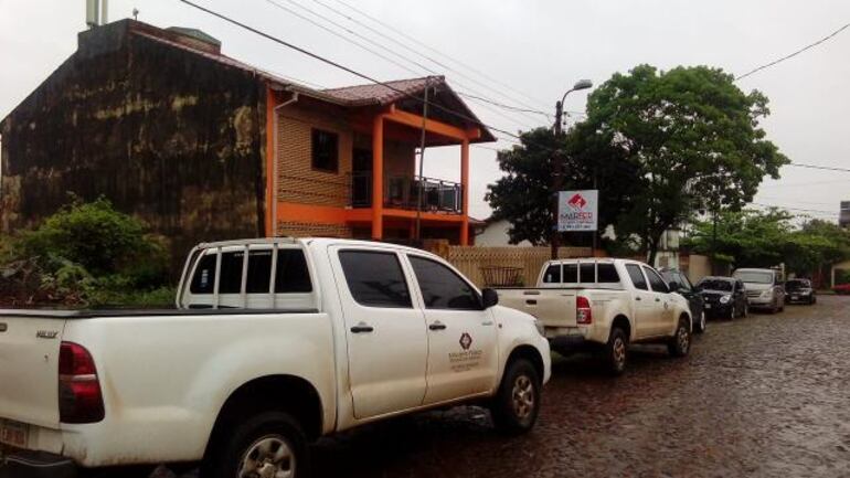 Sede de la firma contable Marben, que fue allanada. (Foto: Nelson Zapata, ABC Color).&nbsp;