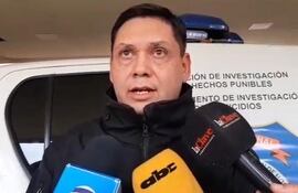 El comisario principal Richard Vera, jefe del Departamento de Homicidios.