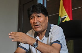 Evo Morales, expresidente de Bolivia.